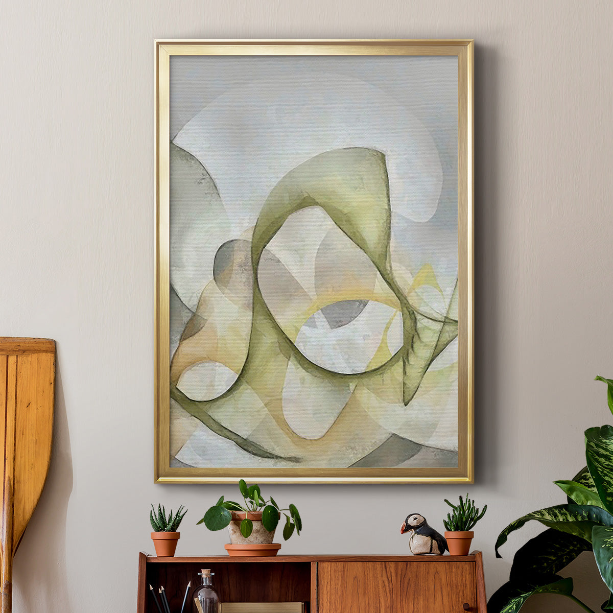 Excursion II - Modern Framed Canvas Print