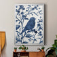 Bluebird Silhouette I - Modern Framed Canvas Print