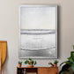 Serene Shore - Modern Framed Canvas Print