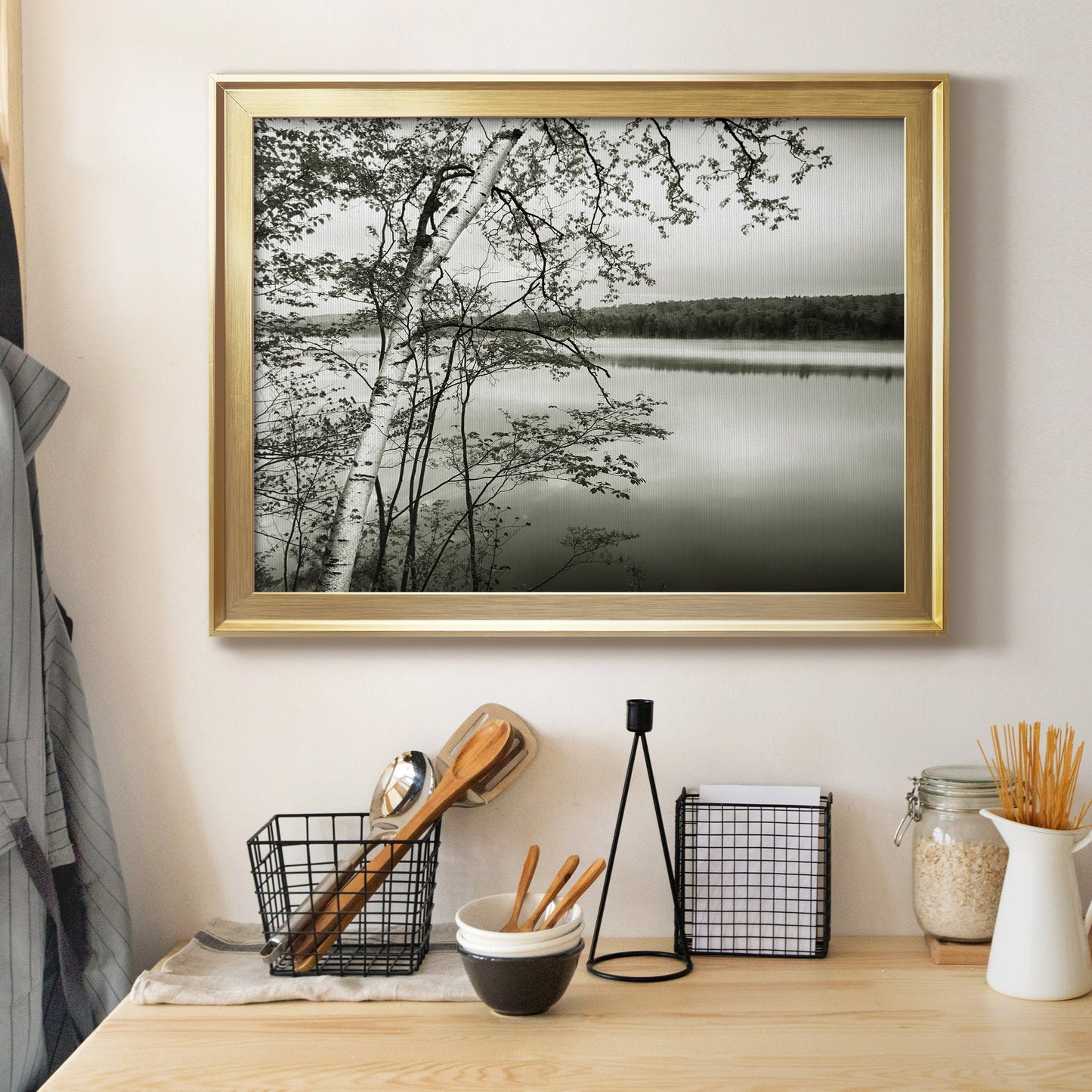 Adirondack Reflections - Modern Framed Canvas Print