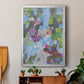 Iris Garden - Modern Framed Canvas Print