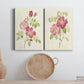 Dusty Rose I Premium Gallery Wrapped Canvas - Ready to Hang - Set of 2 - 8 x 12 Each