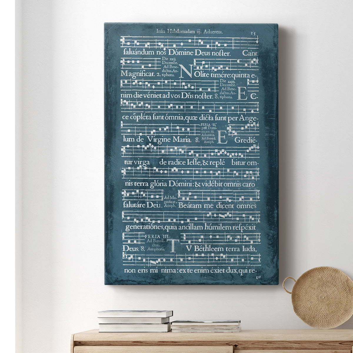 Graphic Songbook II Premium Gallery Wrapped Canvas - Ready to Hang