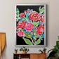 Floral Choir Bouquet - Modern Framed Canvas Print