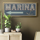 Shoreline Signs II - Floater Framed Canvas Print