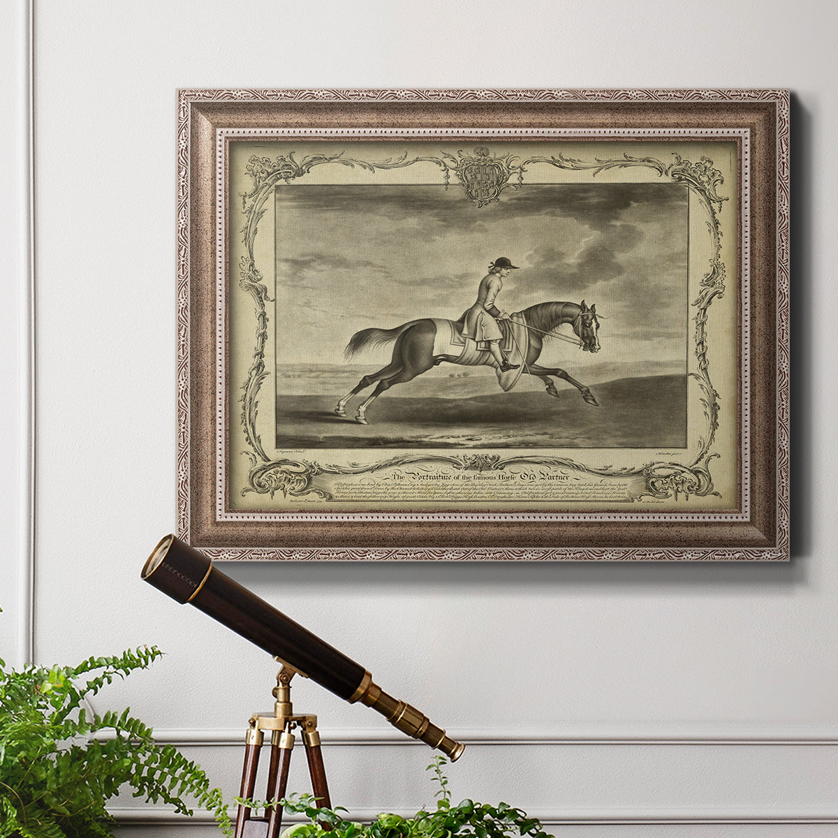 Distinguished Horses I Premium Framed Canvas- Ready to Hang