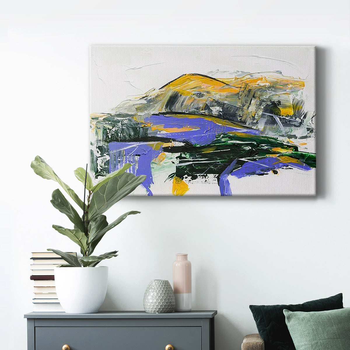 Silent Mountain V - Canvas Art Print
