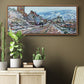 Road to Vétheuil in Winter - Floater Framed Canvas Print