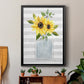 Sunflower Perfume I - Modern Framed Canvas Print