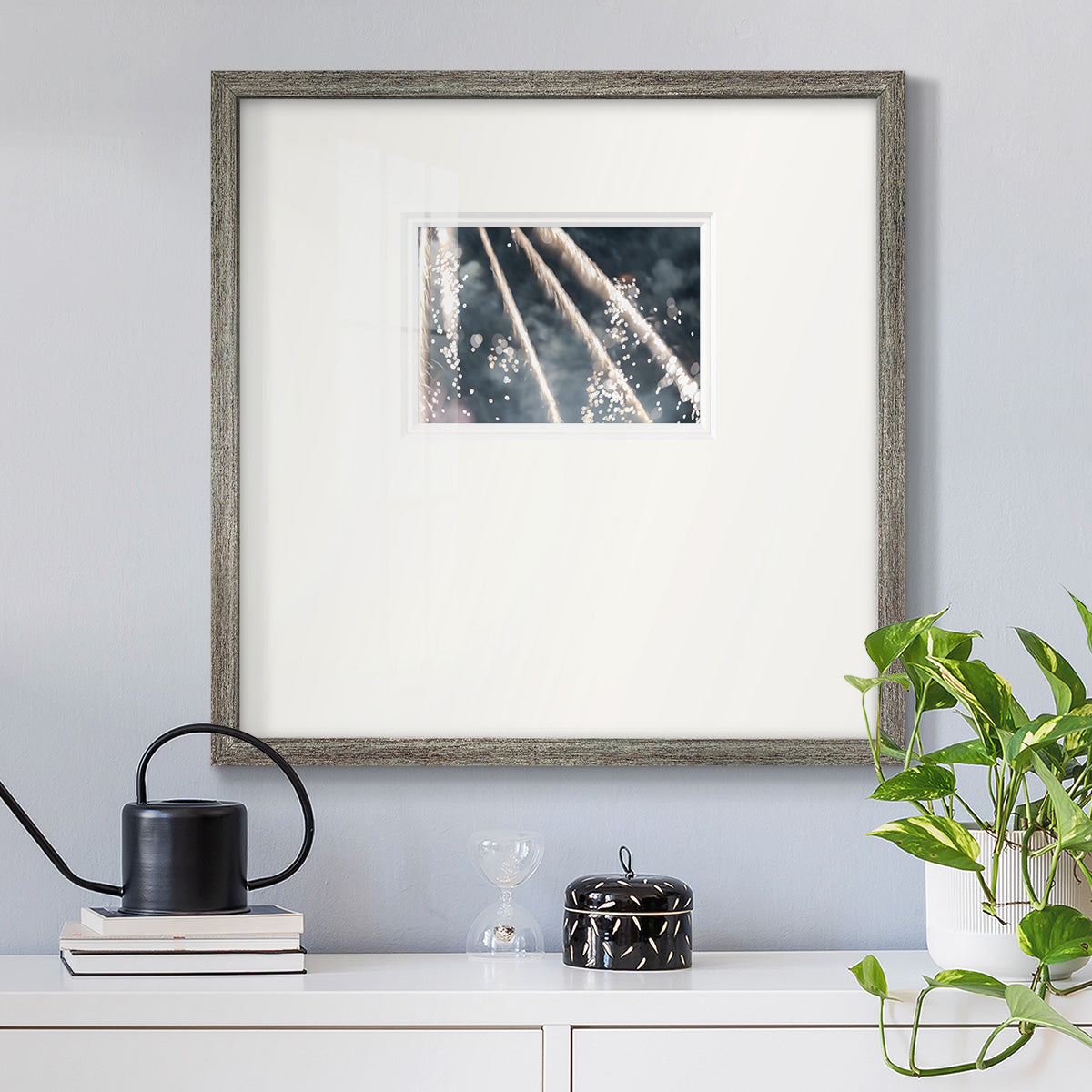Celestial Glimmer - Double Matboard Framed Print