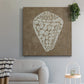 Embroidered Shells IV - Canvas Art Print