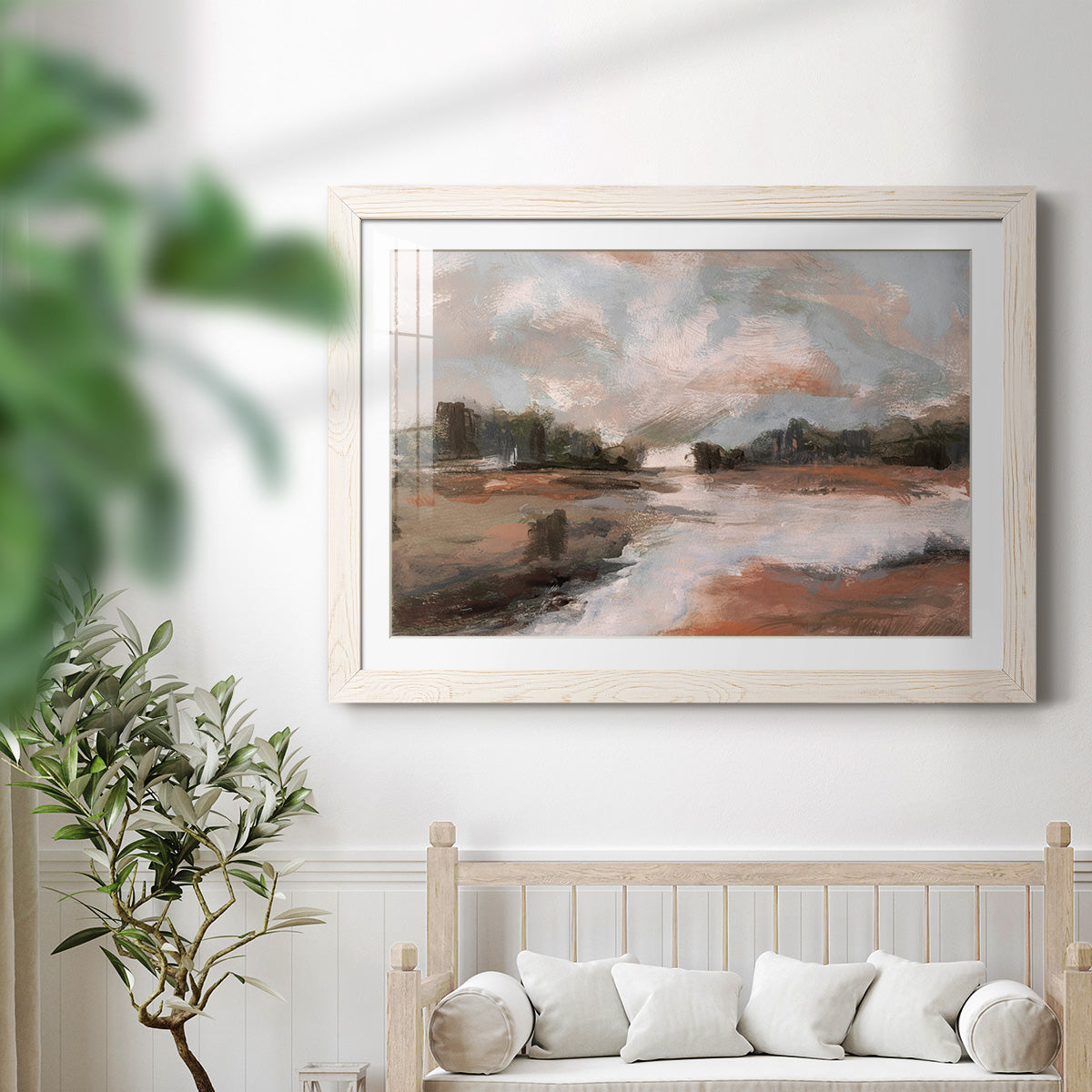 South Pond - Barnwood Framed Art Print