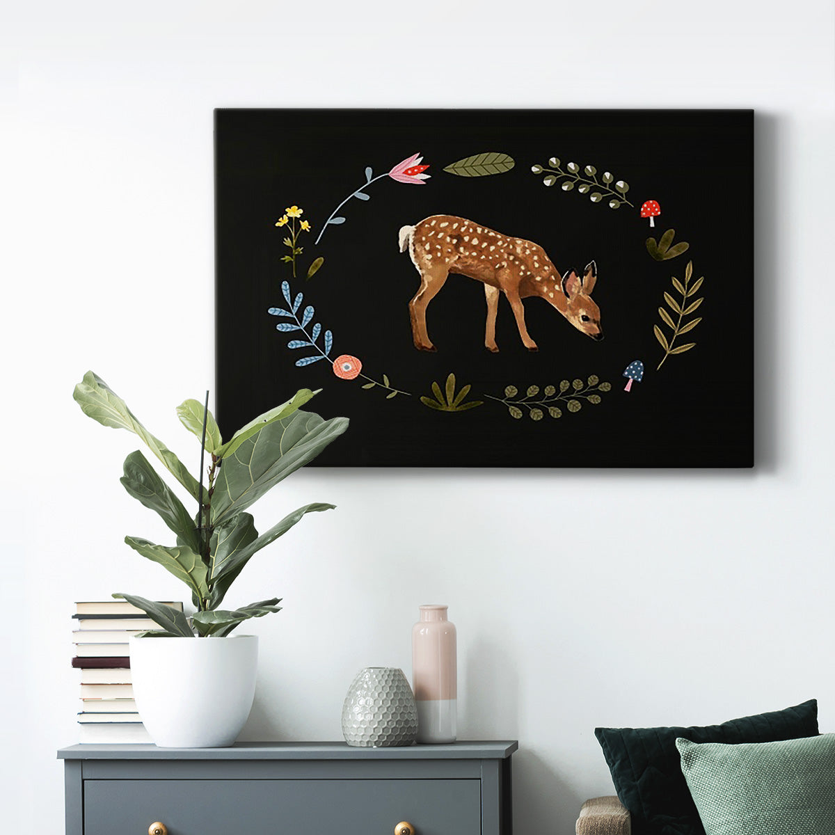 Critter & Foliage III - Canvas Art Print