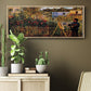 Monet Painting in His Garden in Argenteuil - Floater Framed Canvas Print