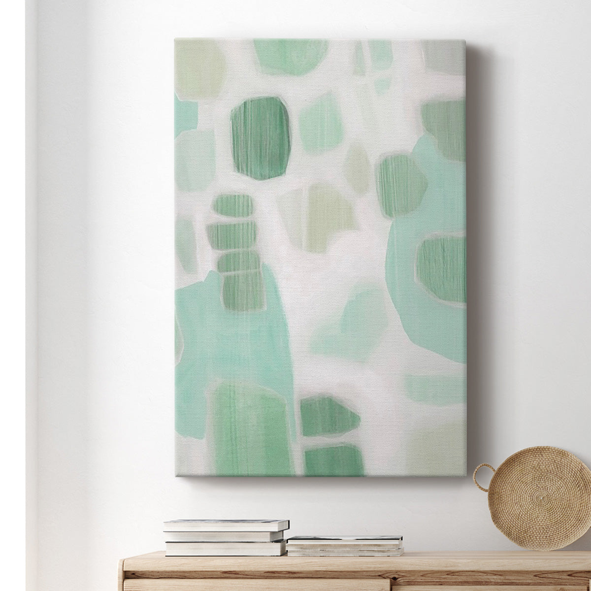 River Shapes I Premium Gallery Wrapped Canvas - Ready to Hang