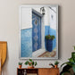 Morocco Door - Modern Framed Canvas Print