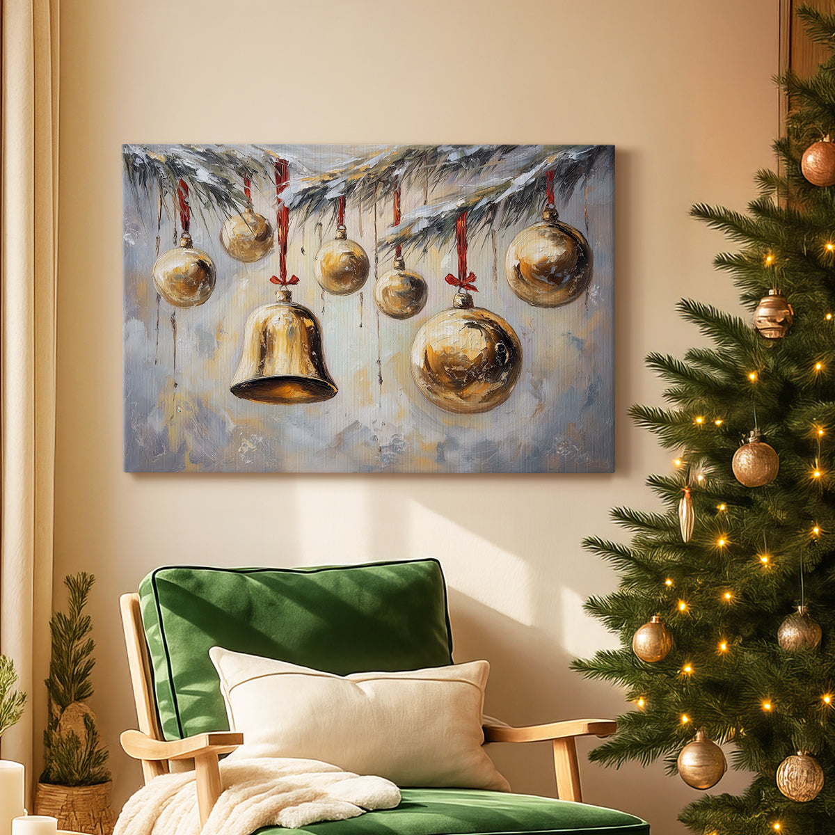 Dusk of Warm Lantern Night - Canvas Art Print