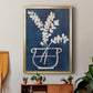 Vessel on Indigo II - Modern Framed Canvas Print