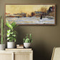Snow Effect, The Street in Argentuil, 1875 - Floater Framed Canvas Print