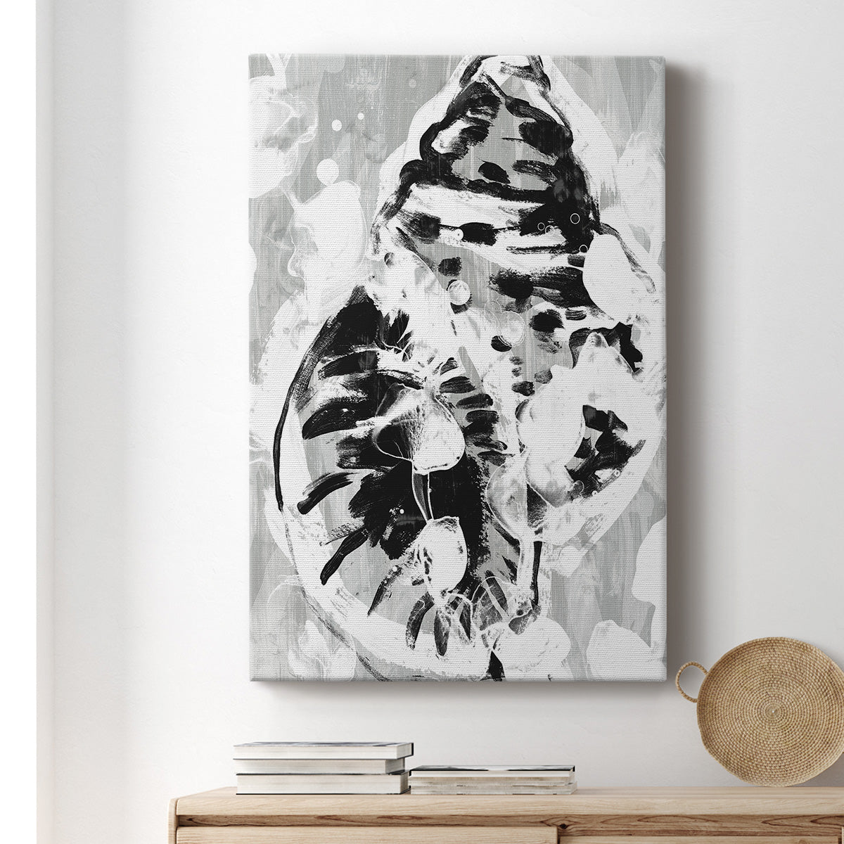 Ocean Inkblot IV - Canvas Art Print