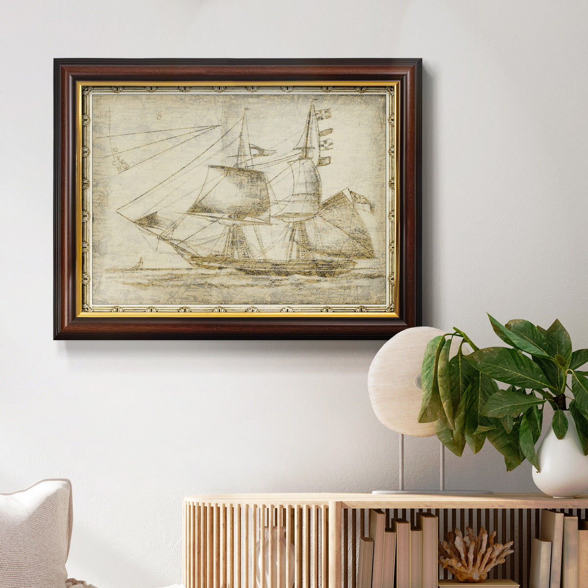 Ghost Ship II Premium Framed Canvas- Ready to Hang