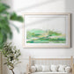 Green Mist Vista I - Barnwood Framed Art Print