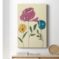 Colored Floral II - Canvas Art Print