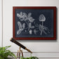 Foliage on Navy II Premium Framed Canvas- Ready to Hang