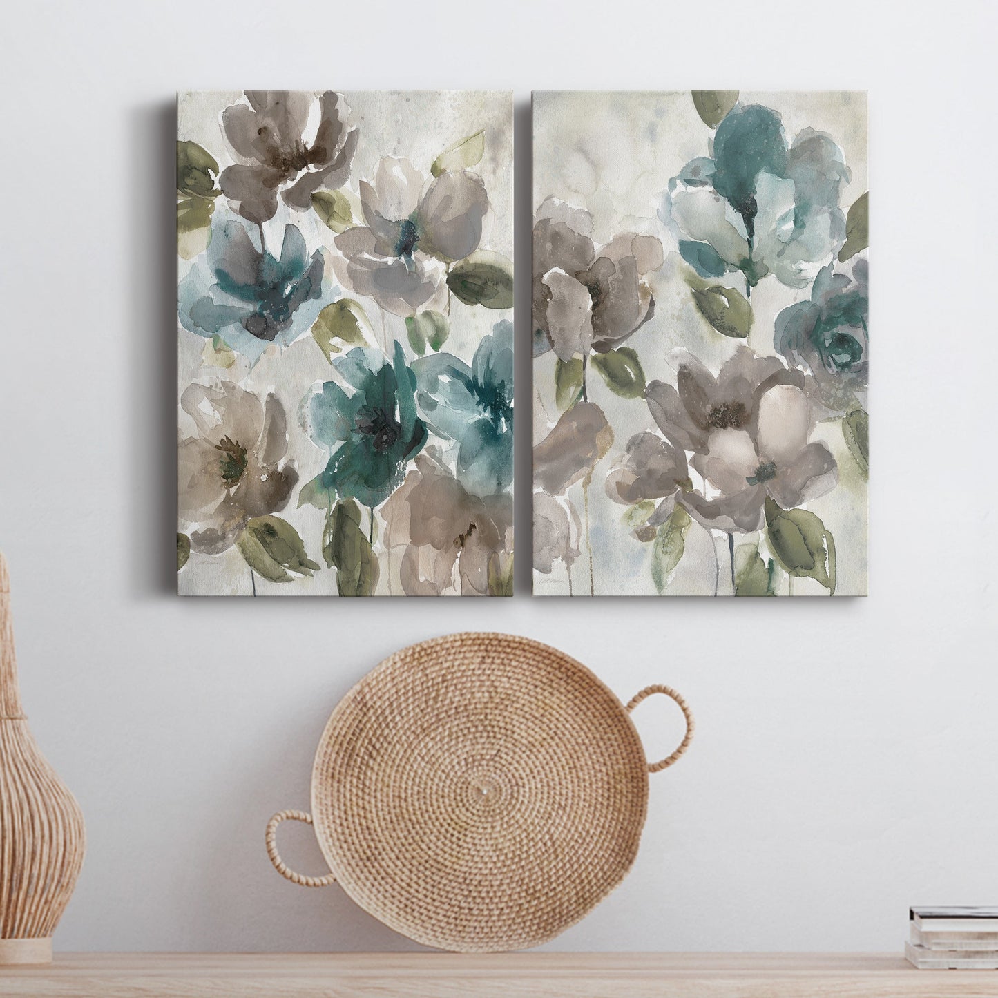 Topaz Garden I Premium Gallery Wrapped Canvas - Ready to Hang