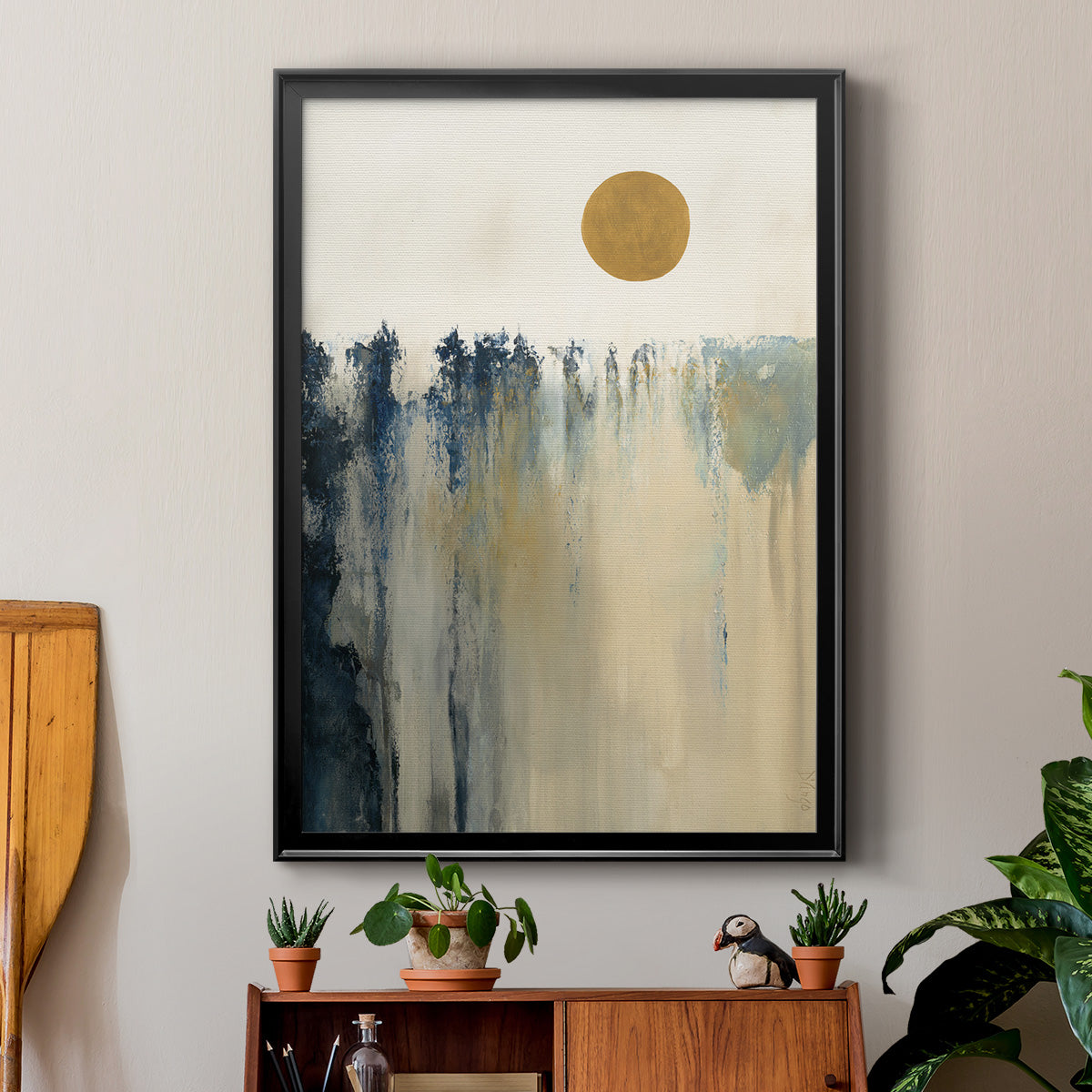 Equilibrium - Modern Framed Canvas Print