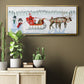 Santa's Snowmen Collection D - Floater Framed Canvas Print