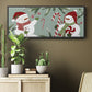 Peppermint Snowman Collection D - Floater Framed Canvas Print
