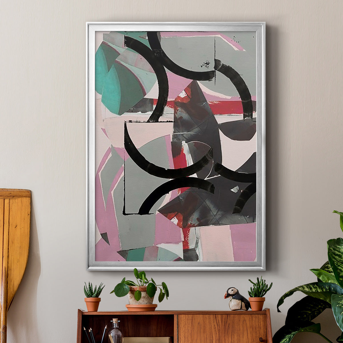 Cartissi Space I - Modern Framed Canvas Print