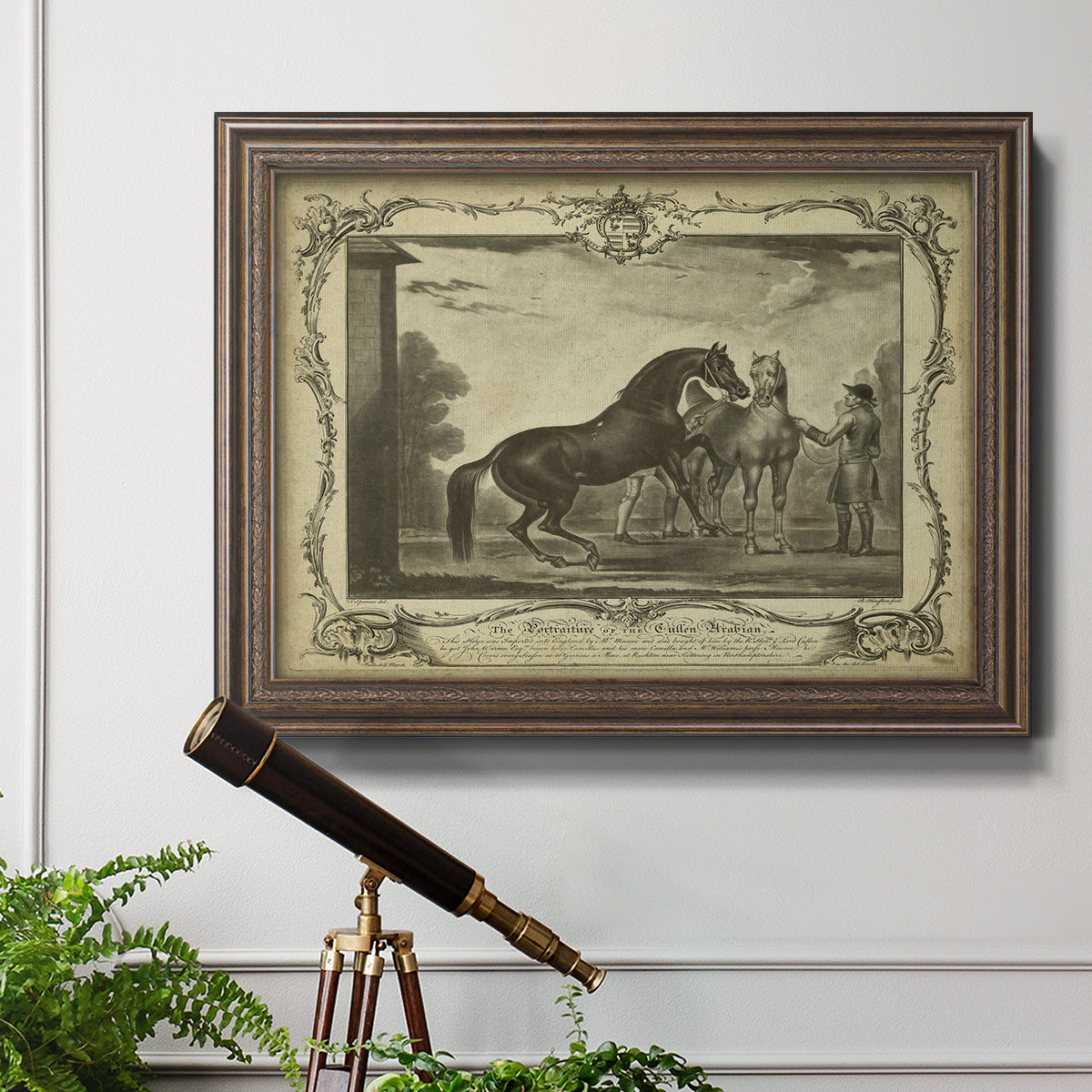 Distinguished Horses III Premium Framed Canvas- Ready to Hang