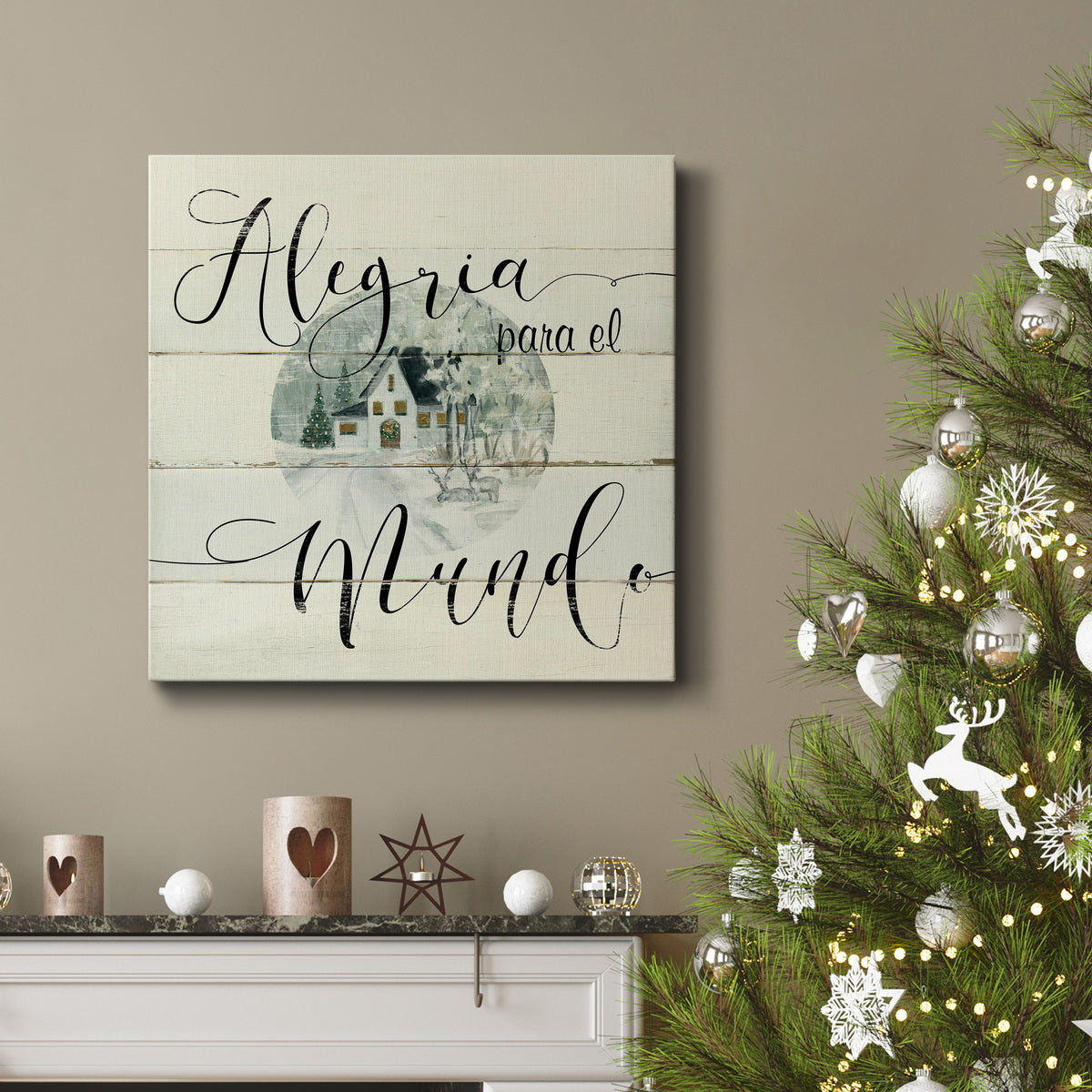 Alegria para el Mundo-Premium Gallery Wrapped Canvas - Ready to Hang