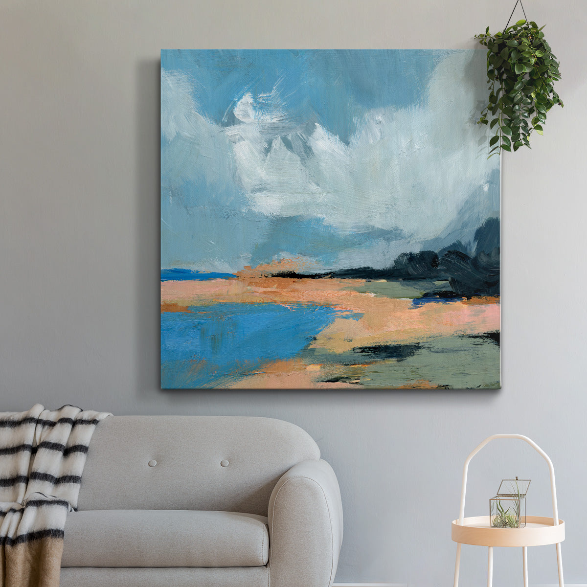 Blue Inlet II - Canvas Art Print