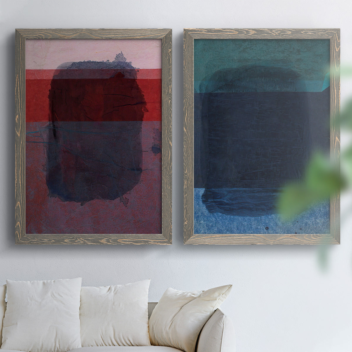 Remembering Rothko I - Premium Framed Canvas 2 Piece Set - Ready to Hang