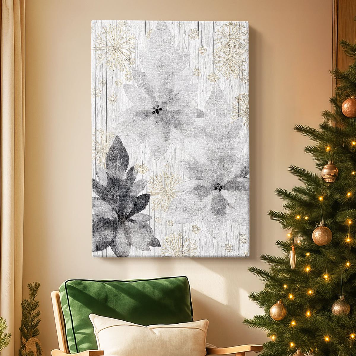 Snowwhite Midwinter Carol - Canvas Art Print