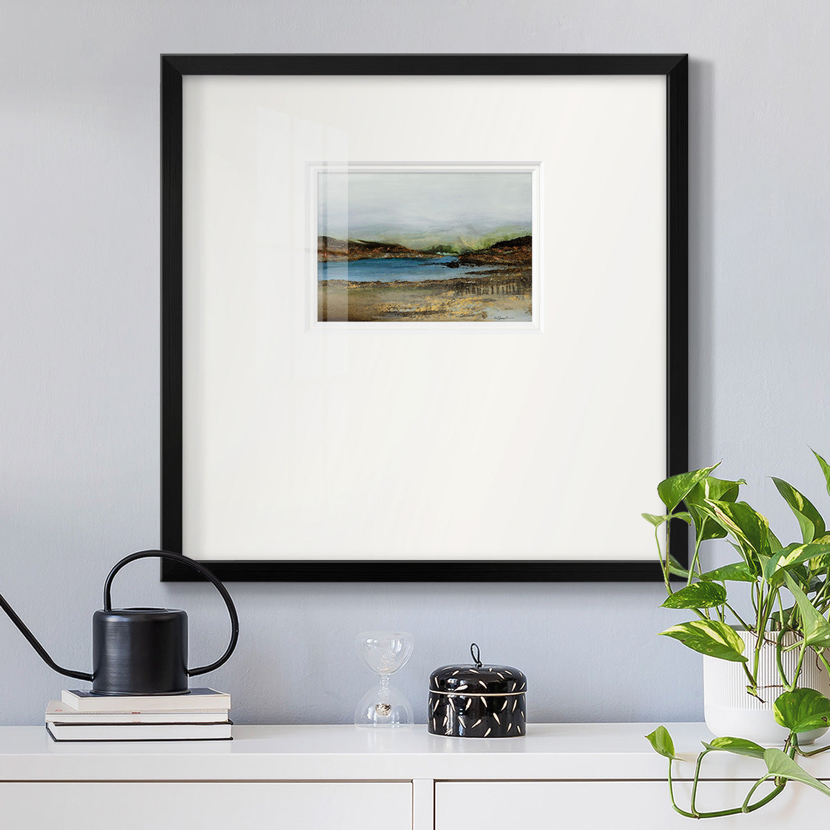 Lakeside Premium Framed Print Double Matboard