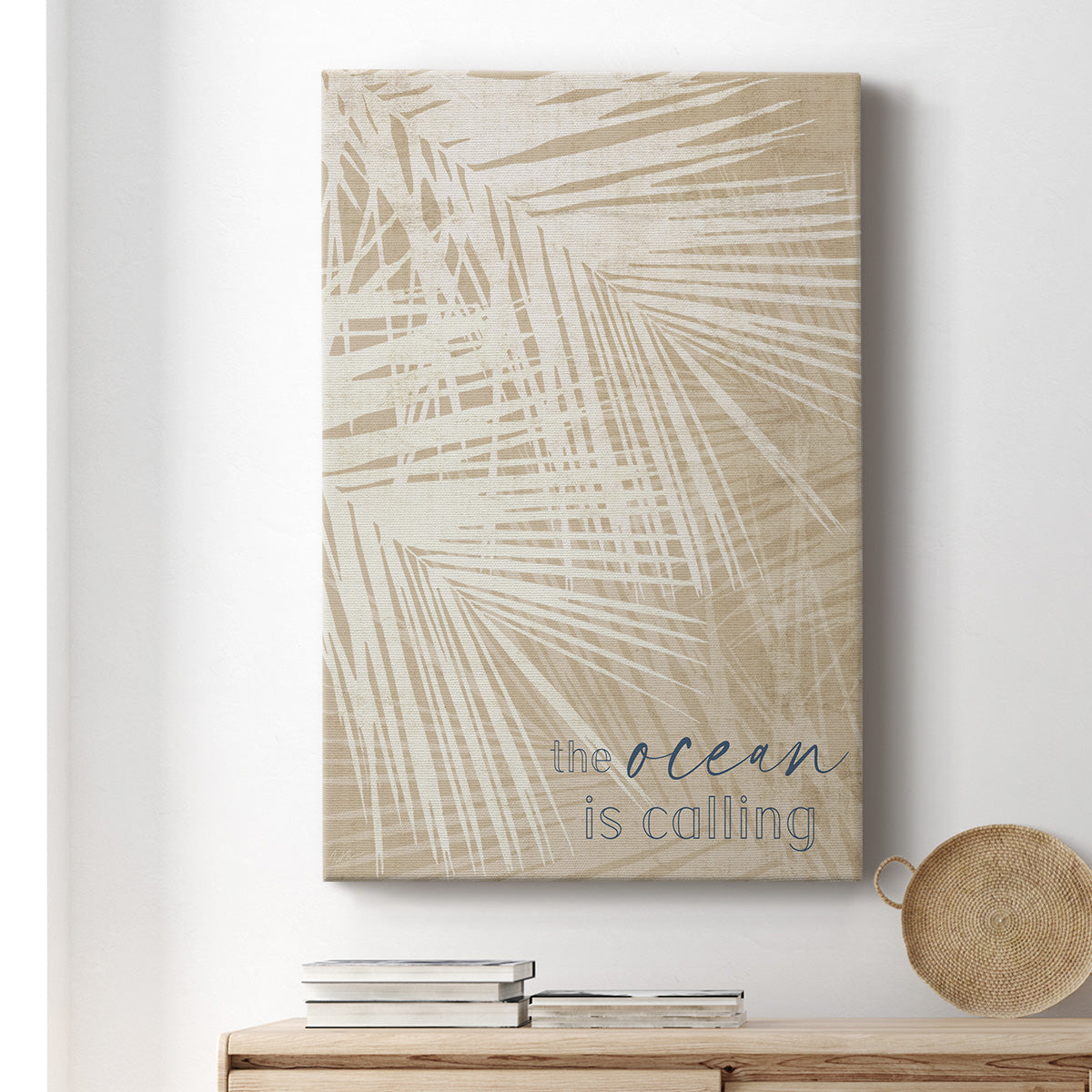 Ocean Calling Palms - Canvas Art Print