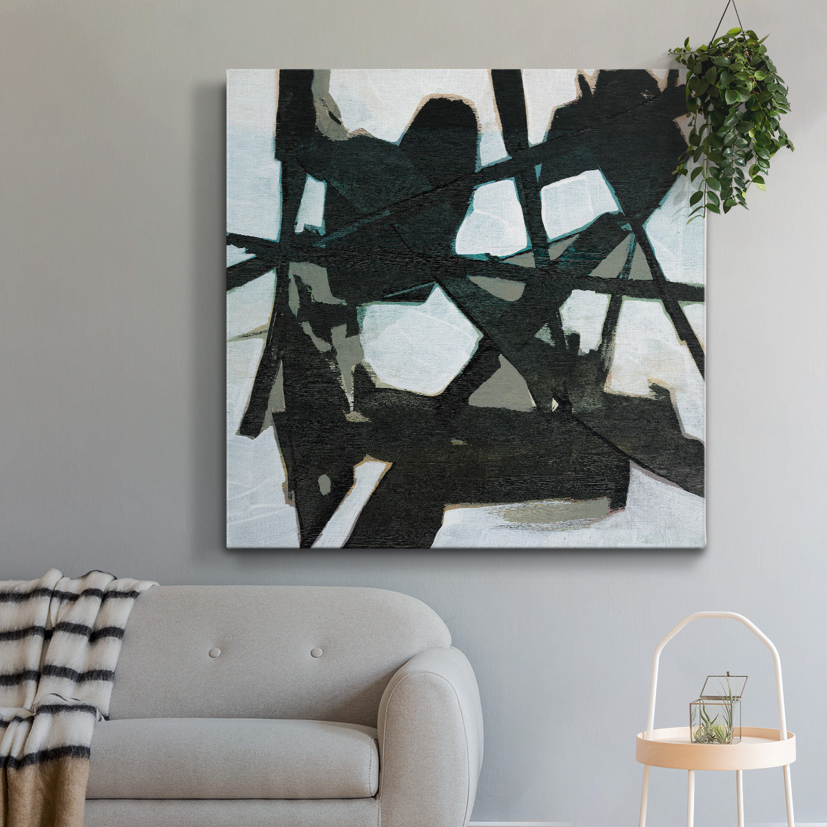 Ode an Kline V - Canvas Art Print