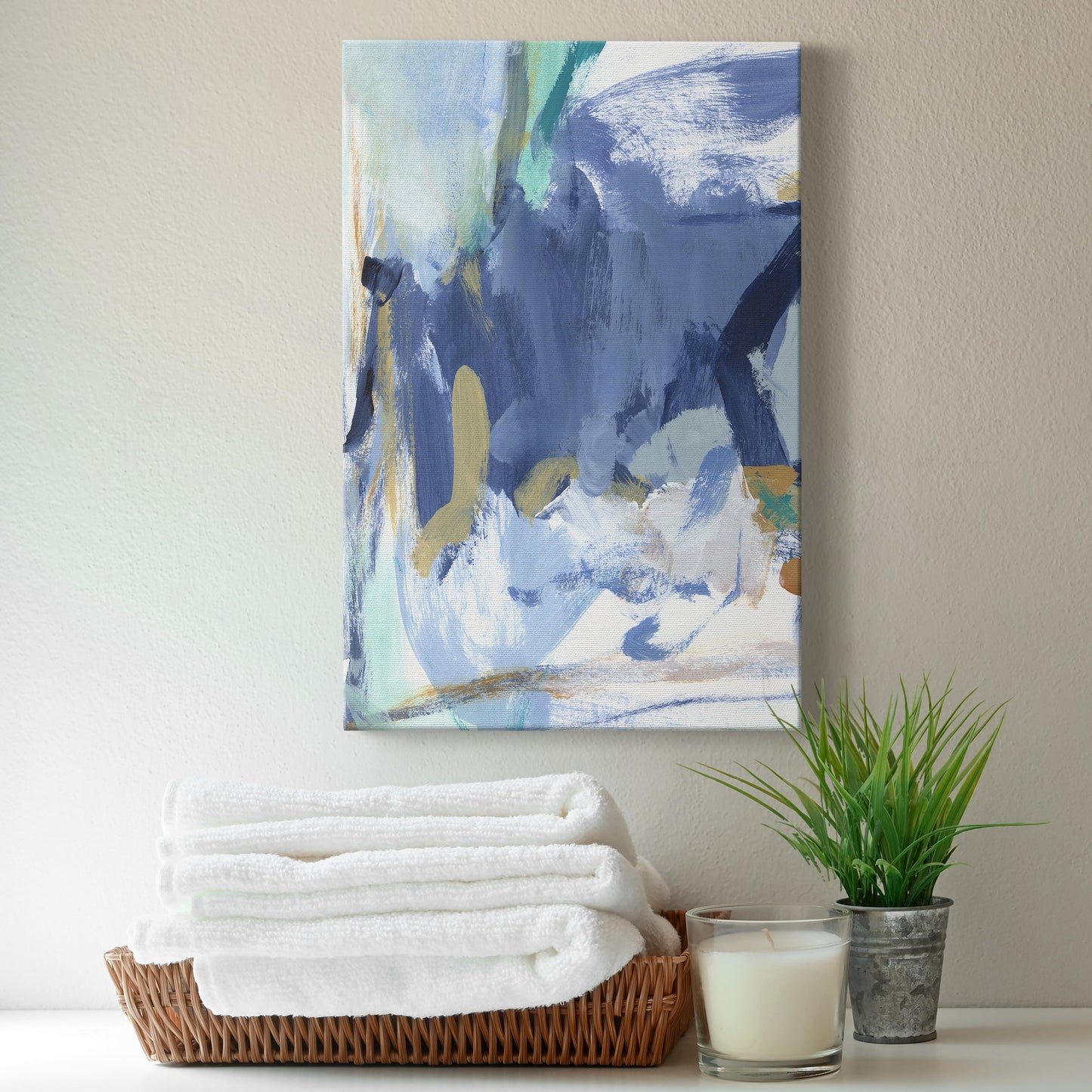 Blue Room II Premium Gallery Wrapped Canvas - Ready to Hang