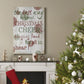 Christmas Cheer Type - Canvas Art Print