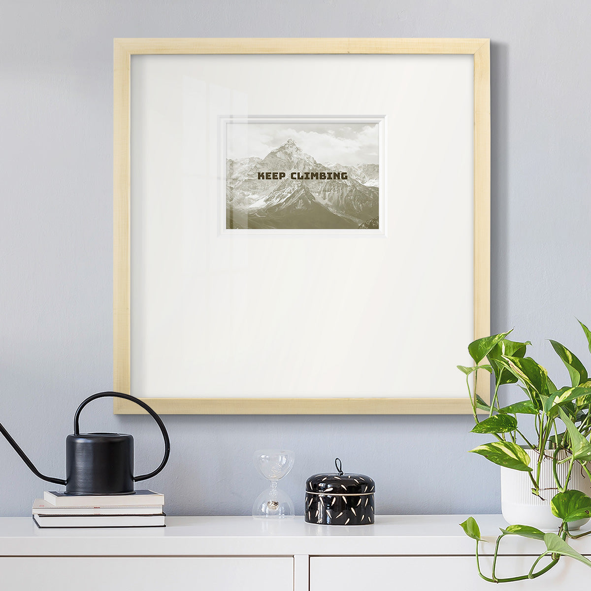 BroInspo VIII Premium Framed Print Double Matboard