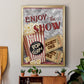 Movie Night I - Modern Framed Canvas Print