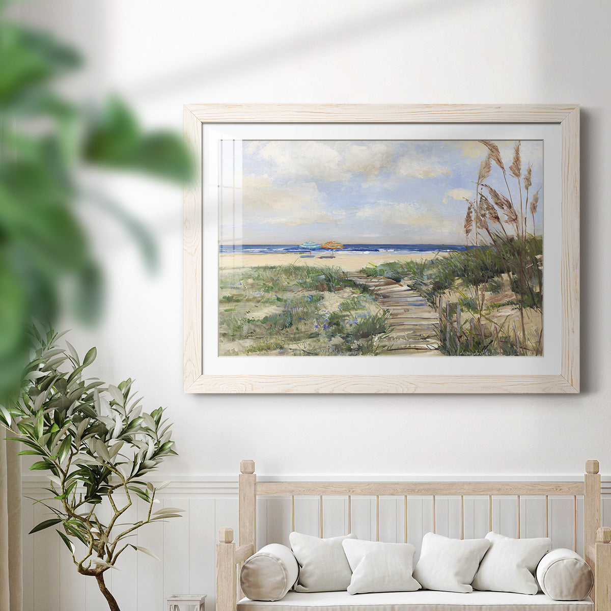 Summer Seas - Barnwood Framed Art Print