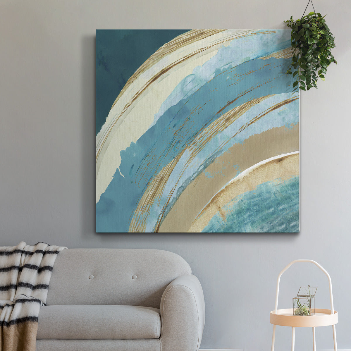 Making Blue Waves I - Canvas Art Print