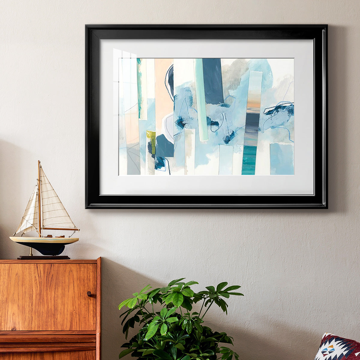 Liquid Strata II - Modern Framed Art Print