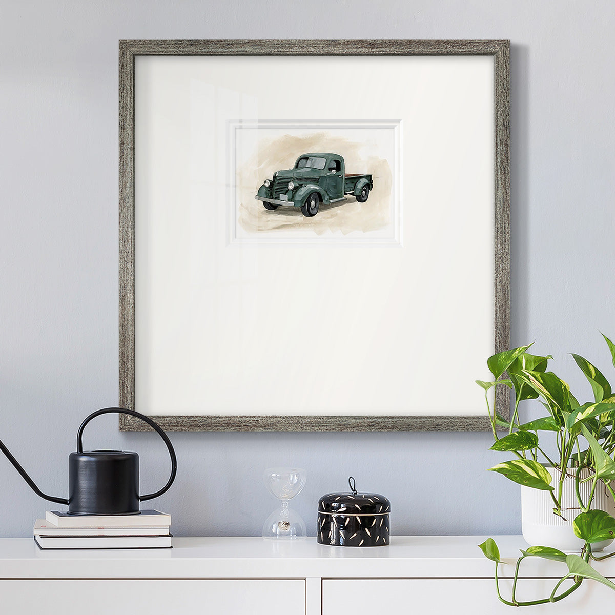 Pickup II Premium Framed Print Double Matboard