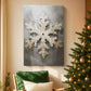Soft Linen Icicles Whisper - Canvas Art Print
